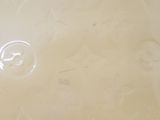 a close up of a sink with a drain in it