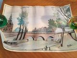 a picture of a picture of a bridge on a table
