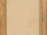 a painting of a wooden frame with numbers on it