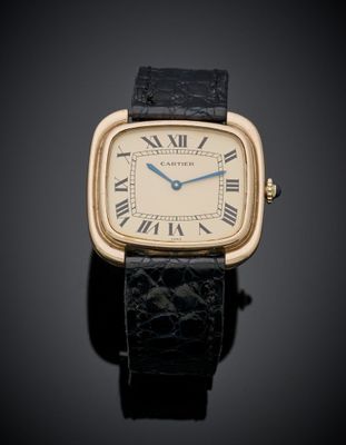 Montre-bracelet Cartier en or 18 carats à remontage manuel