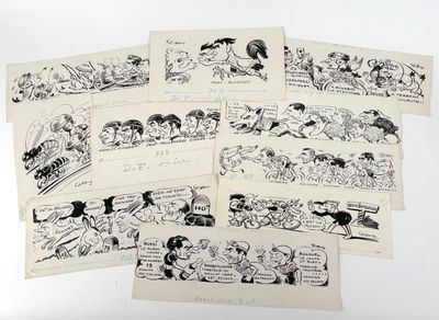 Cyclisme / Caricatures / Demi-fond / Fables / Ruban Jaune