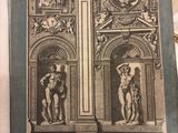 une photo d'un livre sur lequel figurent des statues