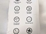 a box with instructions on the inside of it