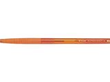 Gros plan sur un stylo sur fond blanc