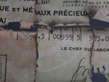 a close up of a piece of paper with a lot of writing on it