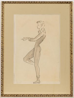 Serge MATTA (1910-1984). Homme debout.