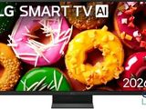 the lg smart tv has a lot of donuts on it