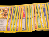 a lot of cards that are sitting on a table