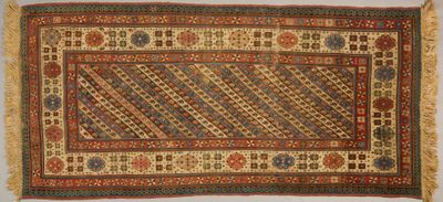 CAUCASE. Original et très ancien tapis Talich.