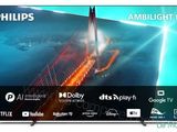 the philips smart tv is on display in the living room