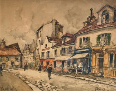 FRANK-WILL (1900-1951) Montmartre, place du Tertre - Photo 1