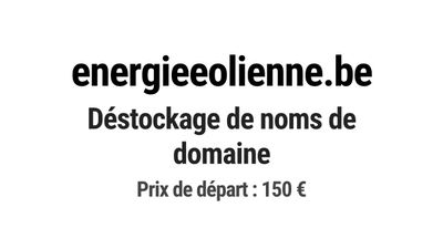 Nom de domaine energieeolienne.
