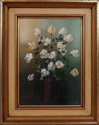 Gilbert BRIA (1933-2020). Bouquet de fleurs.
