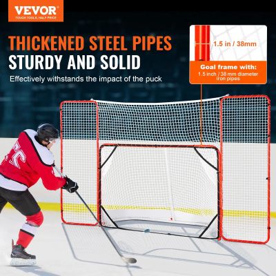 a man playing hockey on the ice with a stick