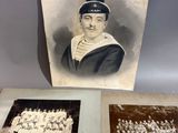 an old black and white photo of a man in a sailor ' s uniform