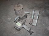 a lot of tools that are laying out on the floor