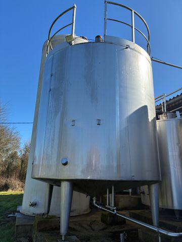 Tank à lait inox 15000 litres 