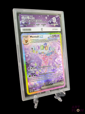 a picture of a pokemon card in a plastic holder