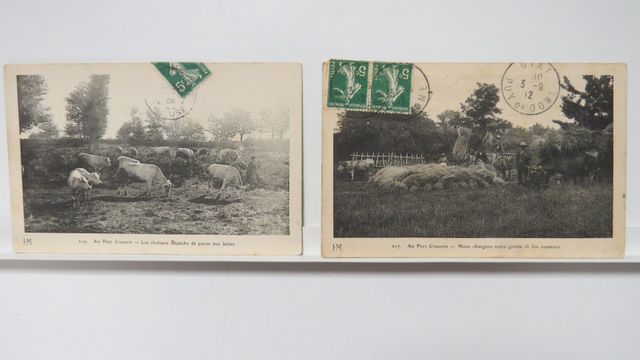 Types Creusois : Lot de 2cpa (TBE) : HM 217 + HM 219.