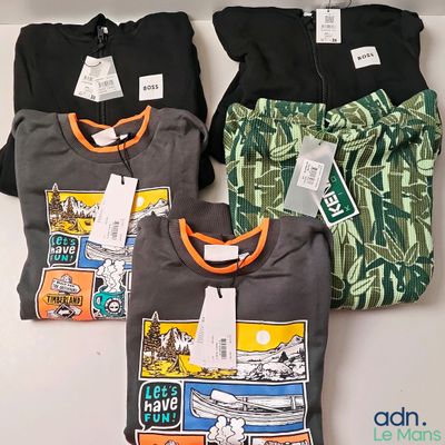 three men ' s t - shirts with different designs on them