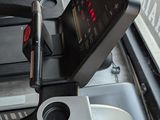 a close up view of a tread machine in a gym