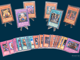 a lot of cards that are sitting on a table