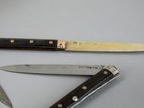 three different types of knives that are on the table