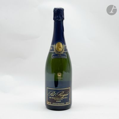La bouteille de champagne est vide et prête à être remplie.