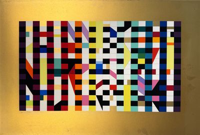 une image d'une peinture sur un mur