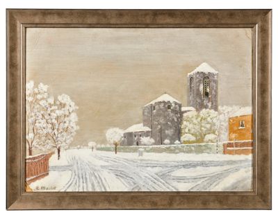 Élisée MACLET (1881-1962) Paysage d’hiver