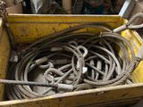 a yellow box with a bunch of wires in it