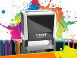 an image of a stamper with paint splatters in the background