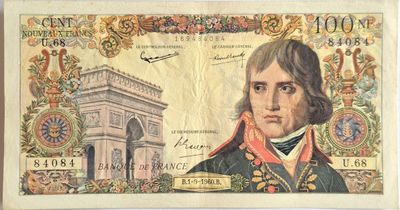 100 NF Bonaparte 1/9/1960, TTB+