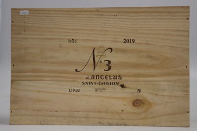 6 bouteilles N°3 de l'Angélus (Saint-Emilion) 2019 75cl - Photo 1