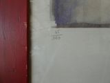 a picture of a painting on the wall of a room
