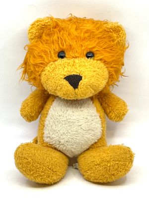 AJENA. Lion en peluche. Offert par la banque le Crédit Lyonn…