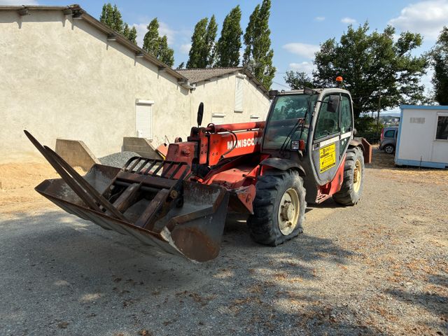 Chariot télescopique MANITOU MT 1030 Série 1-E, godet, fourche, 4...