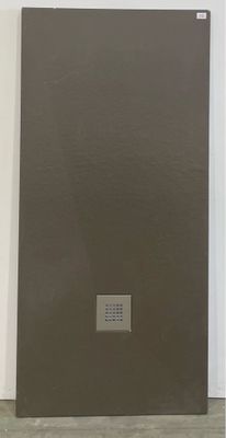 a metal door with a button on the side of it