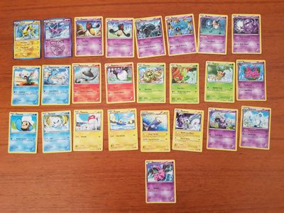POKEMON - 25 cartes triées glaciation plasma état excellent …