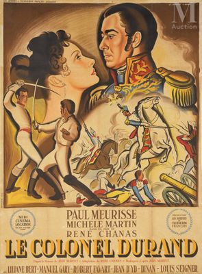a poster for the movie le colonel d ' grand