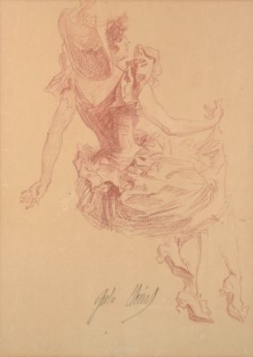 Jules CHÉRET (1836-1932) Élégante