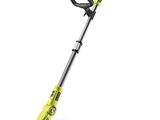 a greenworks corded string trimmer with a handle