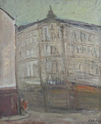 Erich SCHMID (1908-1984) Tout est fermé, 1973