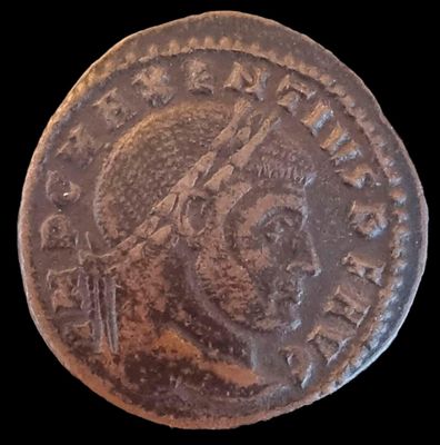 Maxence, nummus, Rome, 306-312