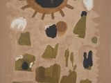 une image représentant un tableau où l'on voit un soleil entouré de personnes