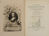 an old book with a picture of a woman on it