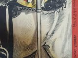 a poster of a knight holding a sword in his hand