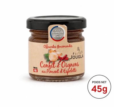 jar of confit d ' oranges with a label of 45g