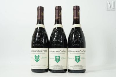 three bottles of wine sitting next to each other on a table