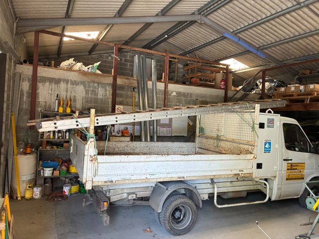 Échelle double aluminium, échelle de toit bois